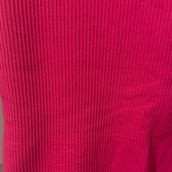 Pink Ribbed Sleeveless Jumpsuit! Invisible Back Zipper! Spring Casual Athletic - Picture 6 of 6